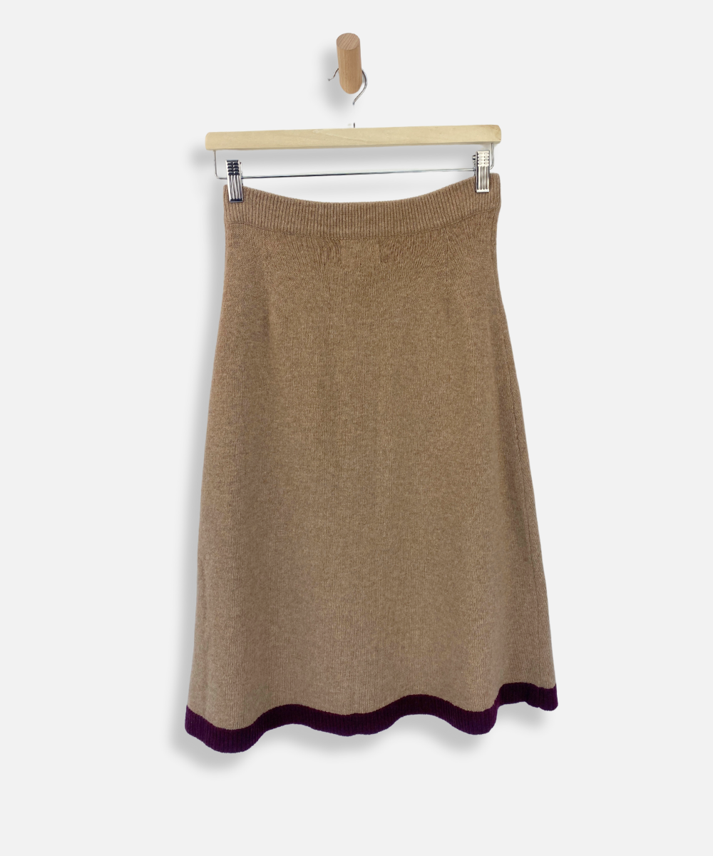 Secondhand cashmere skirt