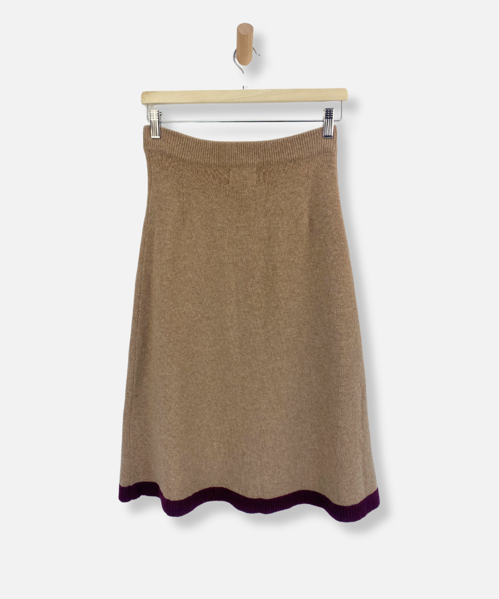 Secondhand cashmere skirt