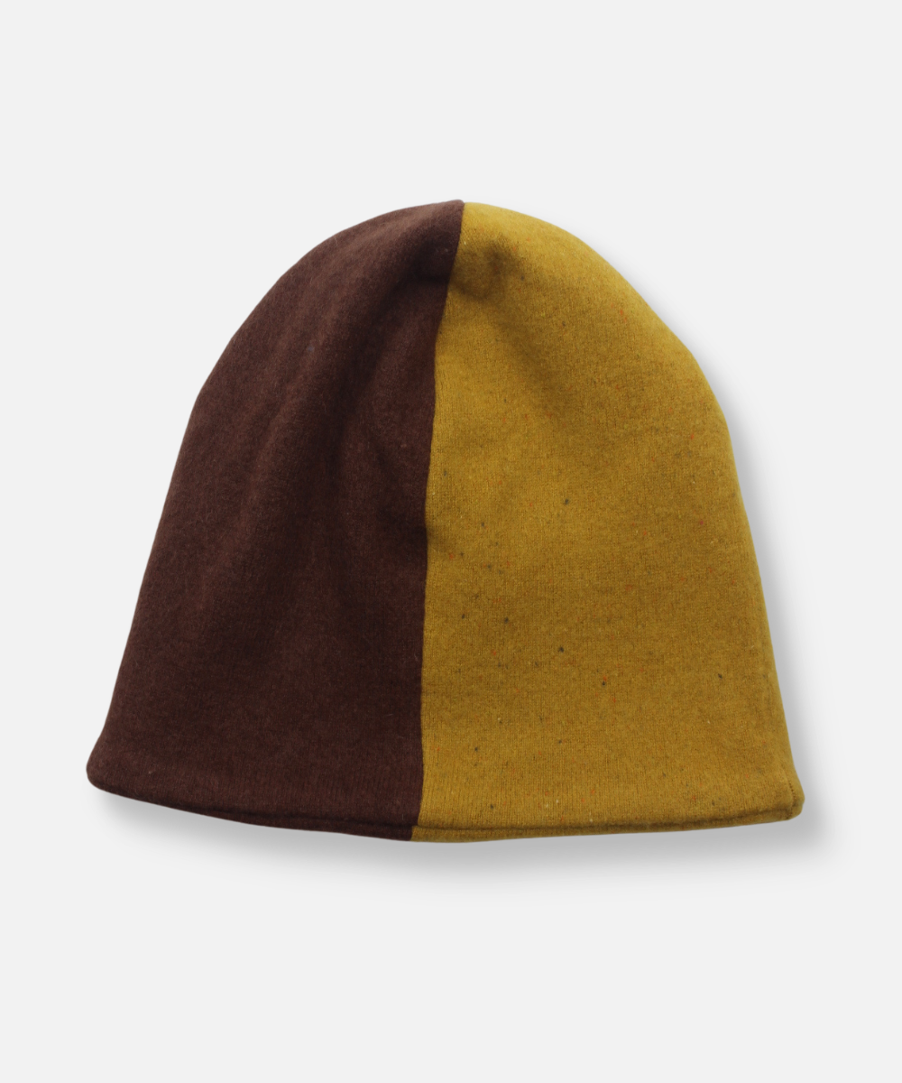Reclaimed cashmere beanie hat
