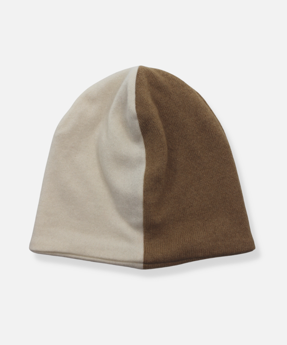 Reclaimed cashmere beanie hat