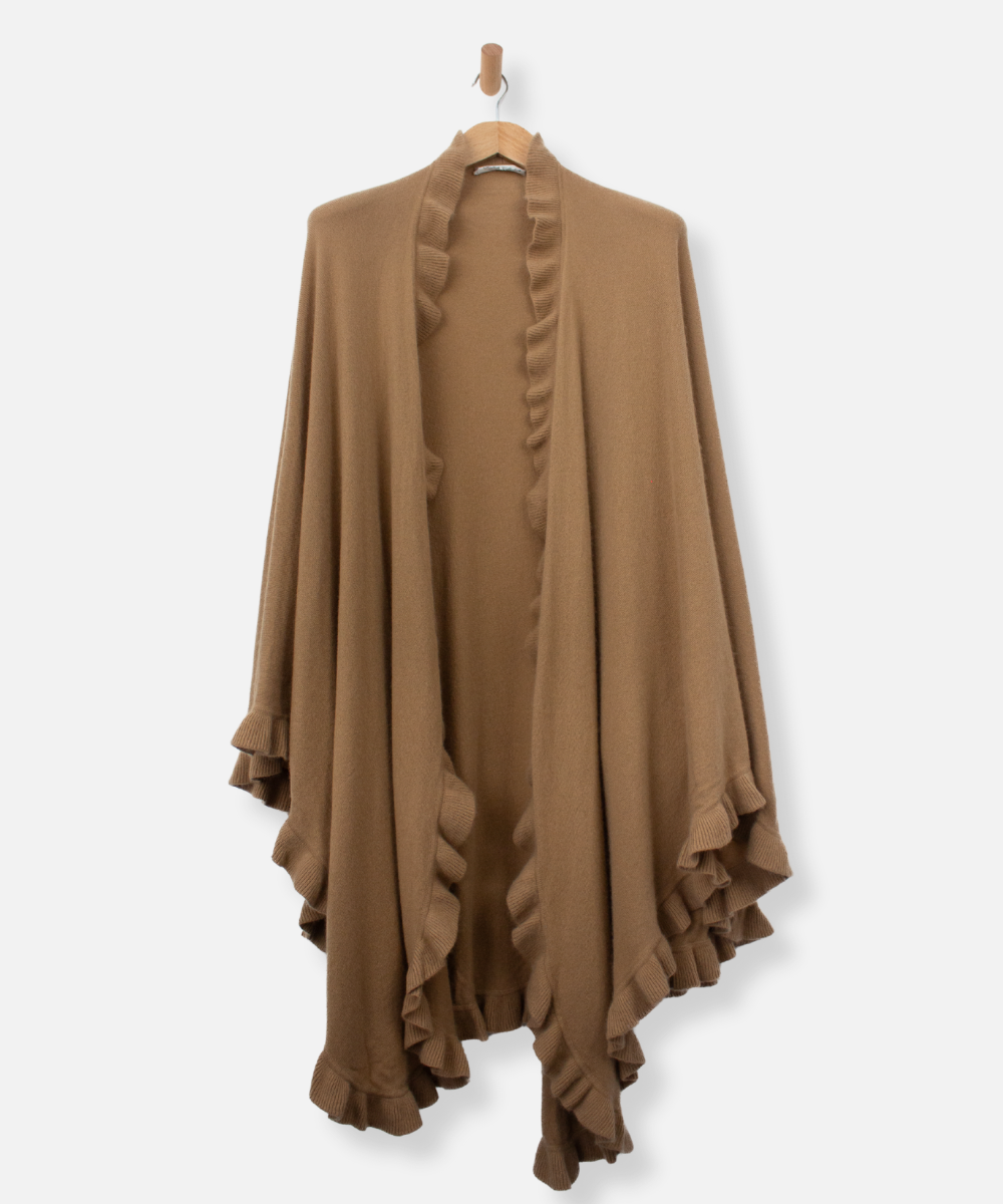 Secondhand cashmere poncho