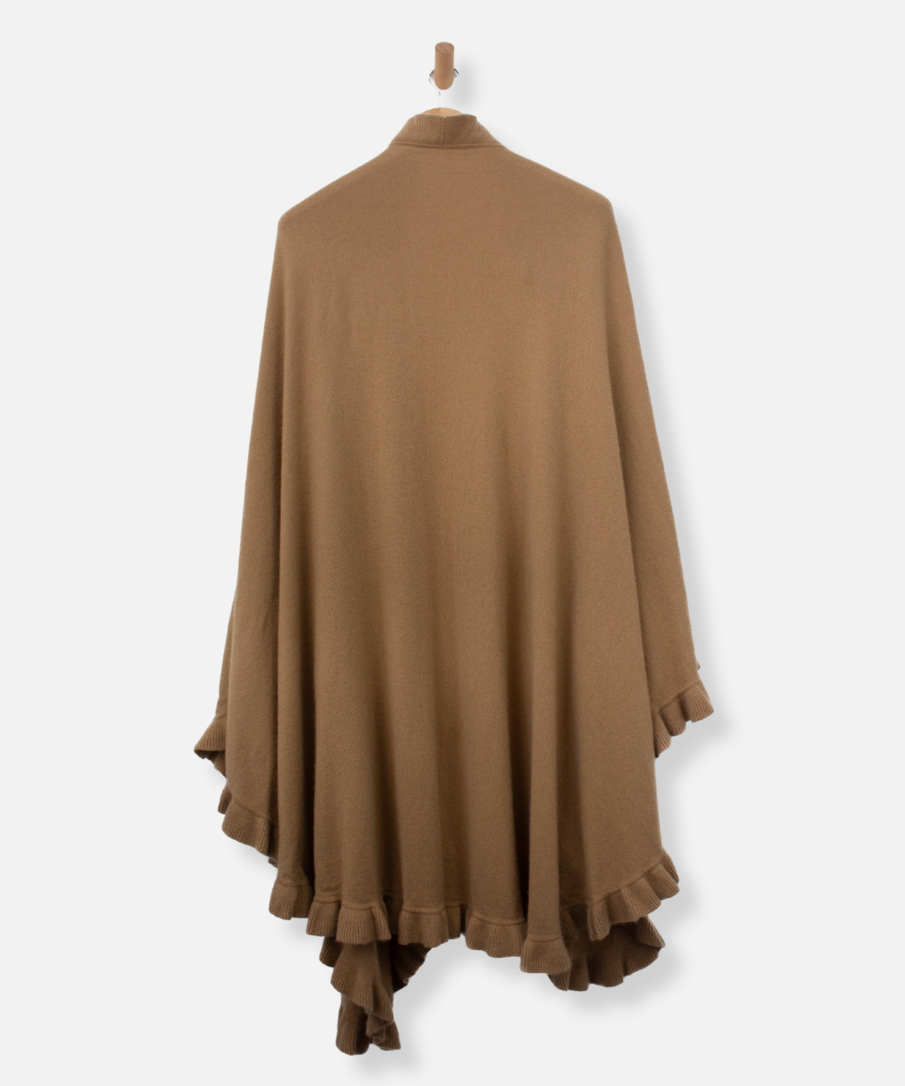 Secondhand cashmere poncho