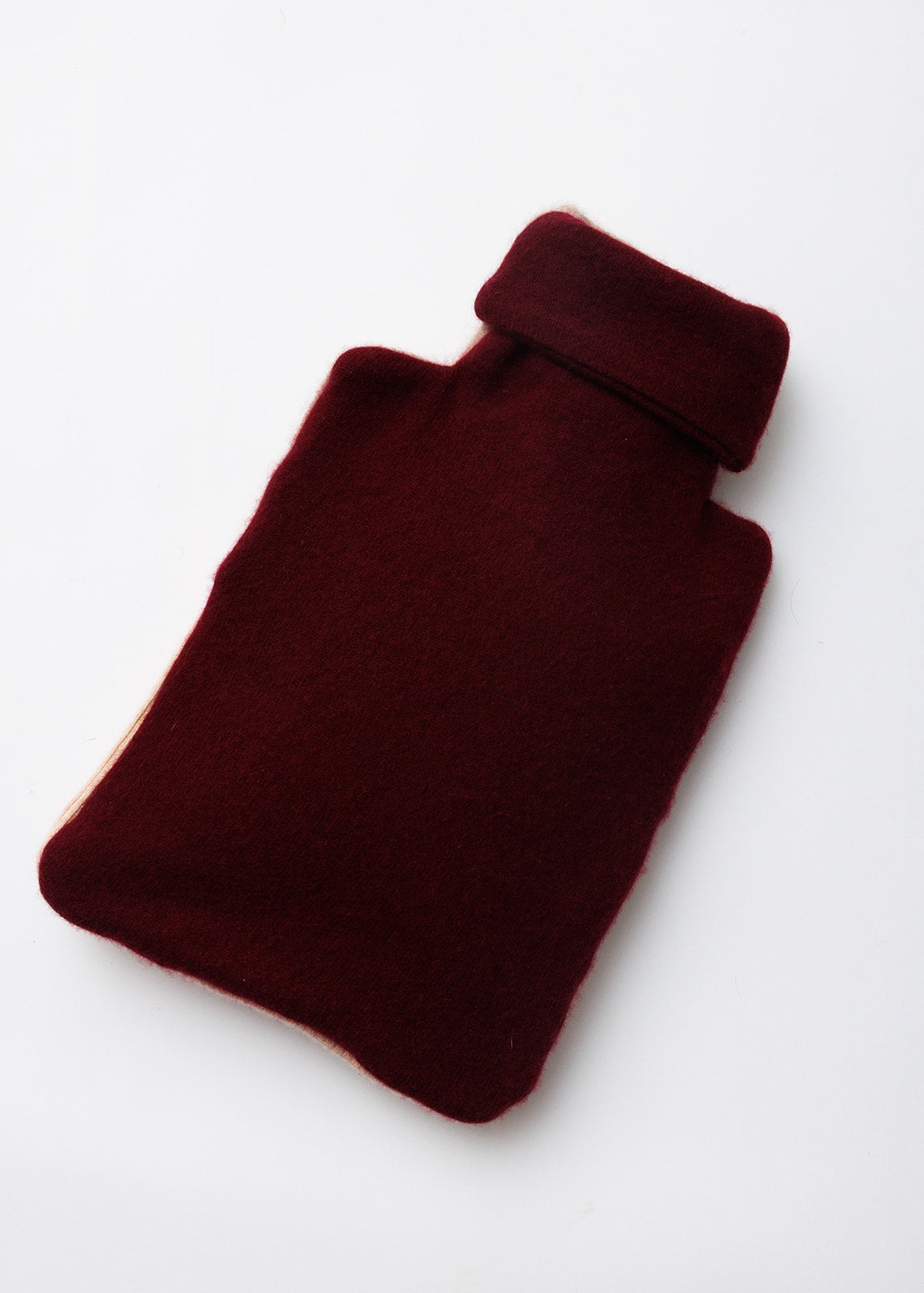 Recycled cashmere hot water bottle cover