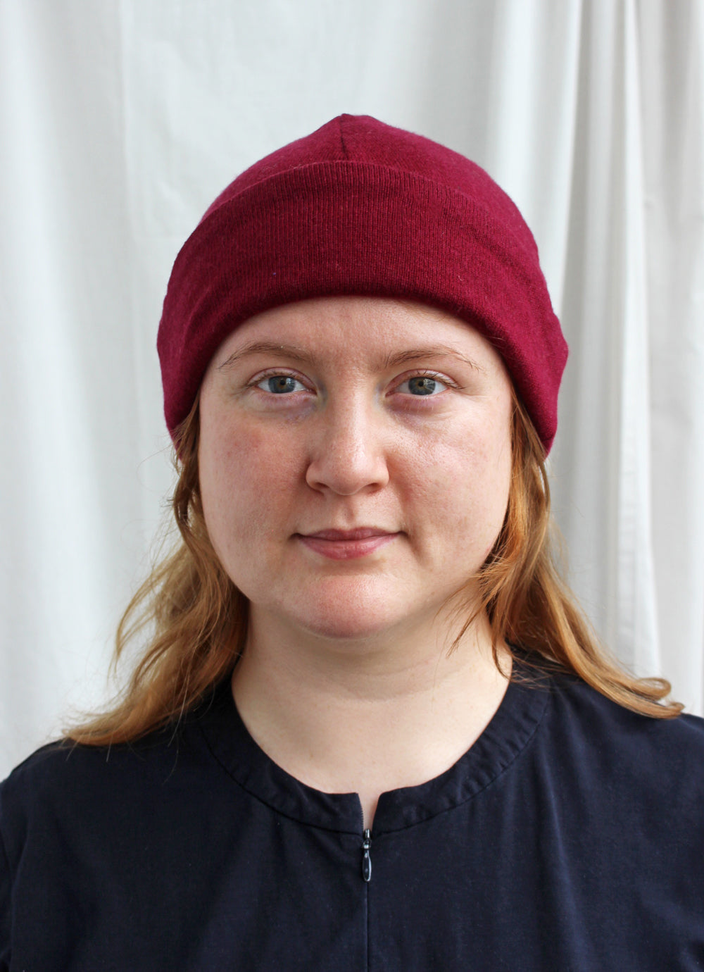 Reclaimed cashmere beanie hat