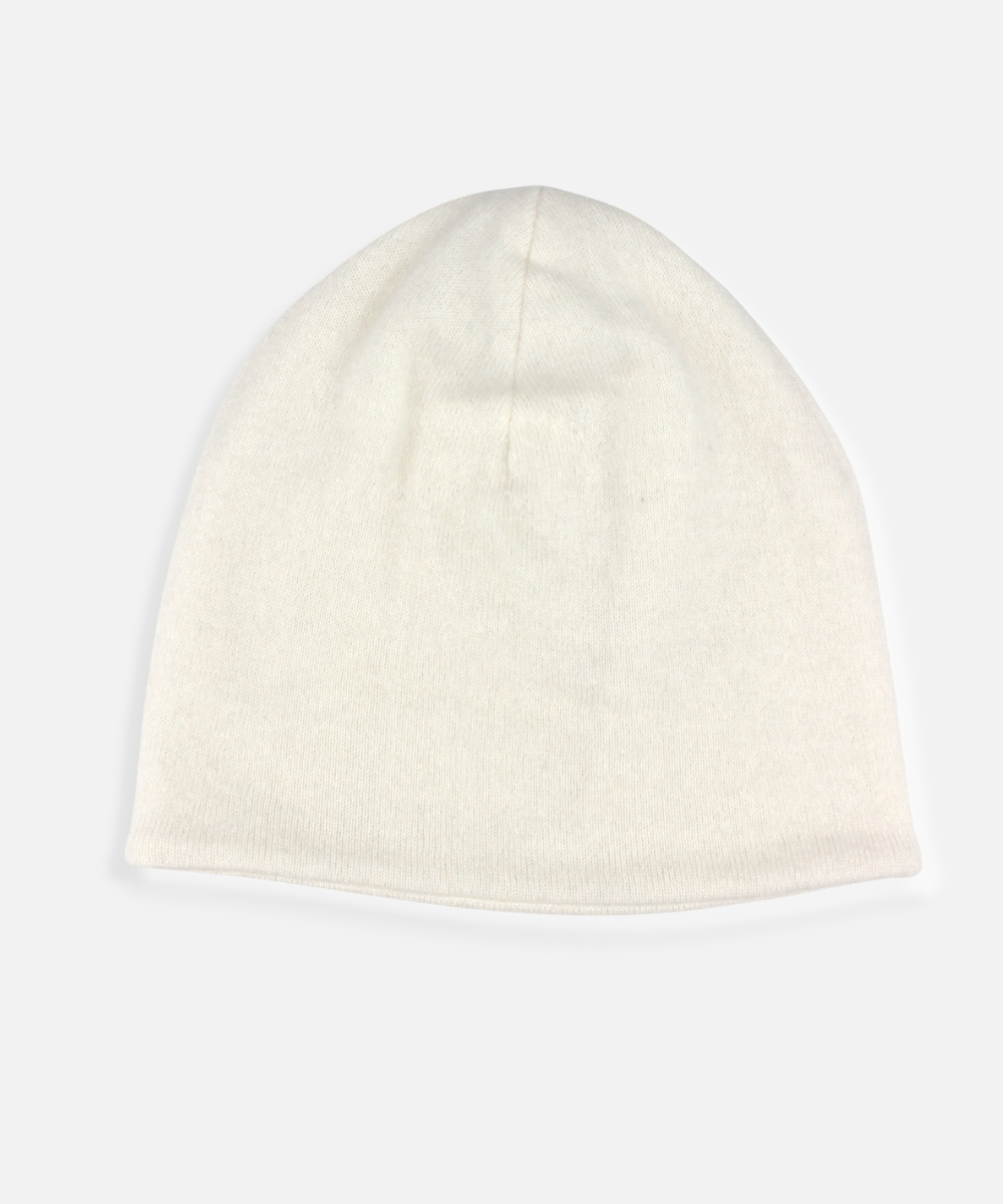Reclaimed cashmere beanie hat