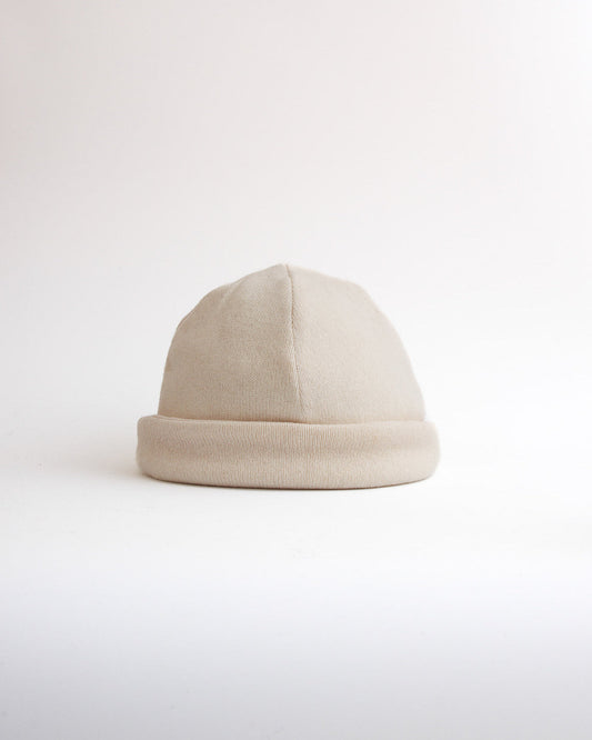 Recycled cashmere beanie hat