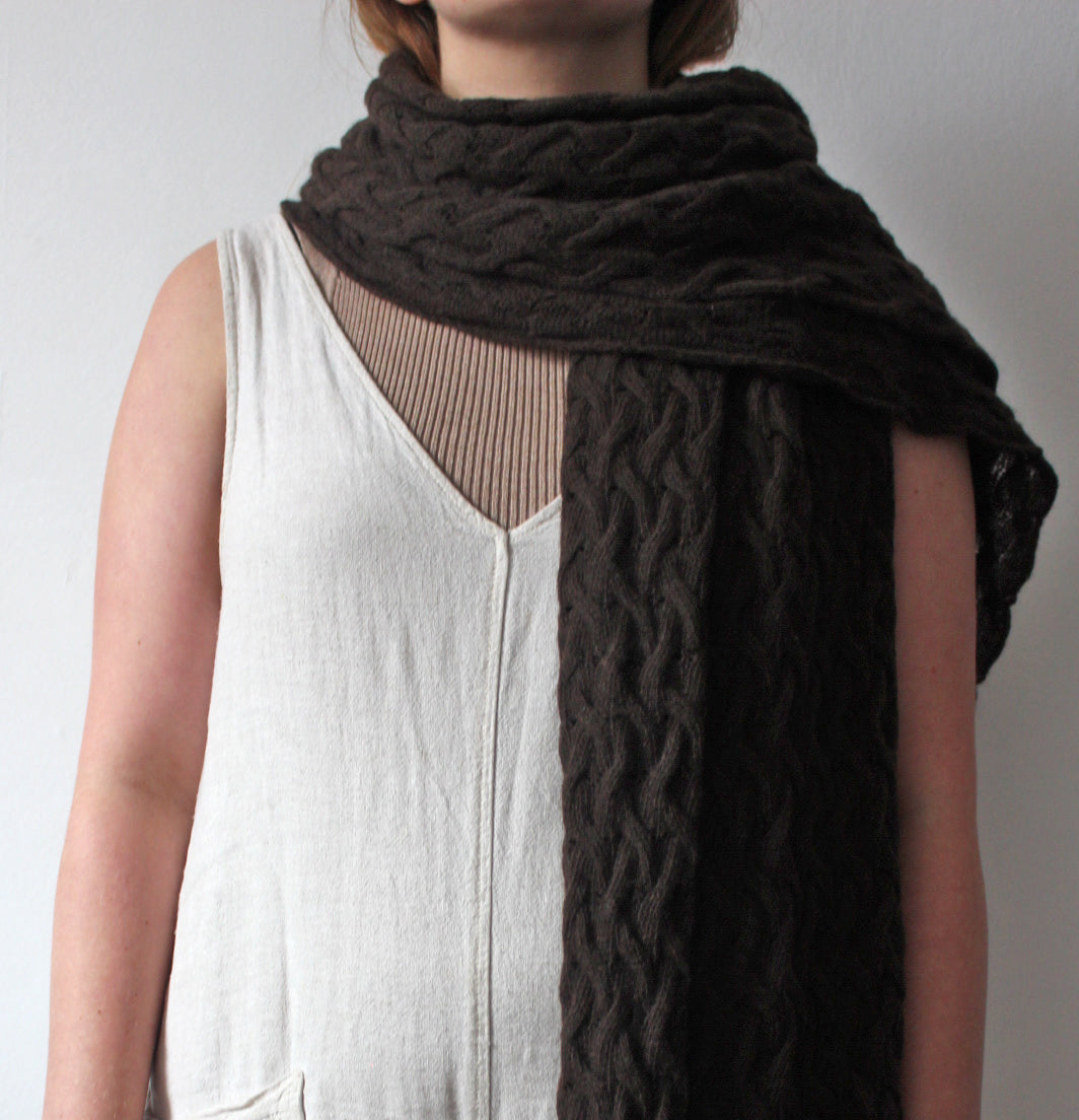 Secondhand yak wool scarf