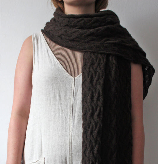 Secondhand yak wool scarf