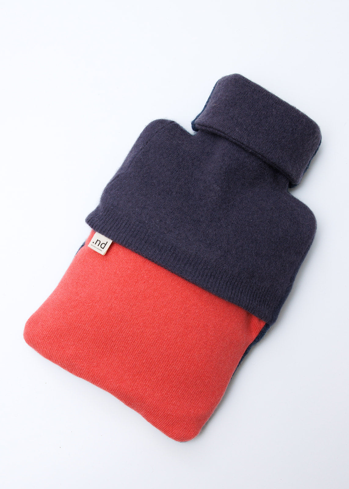 Recycled cashmere hot water bottle cover