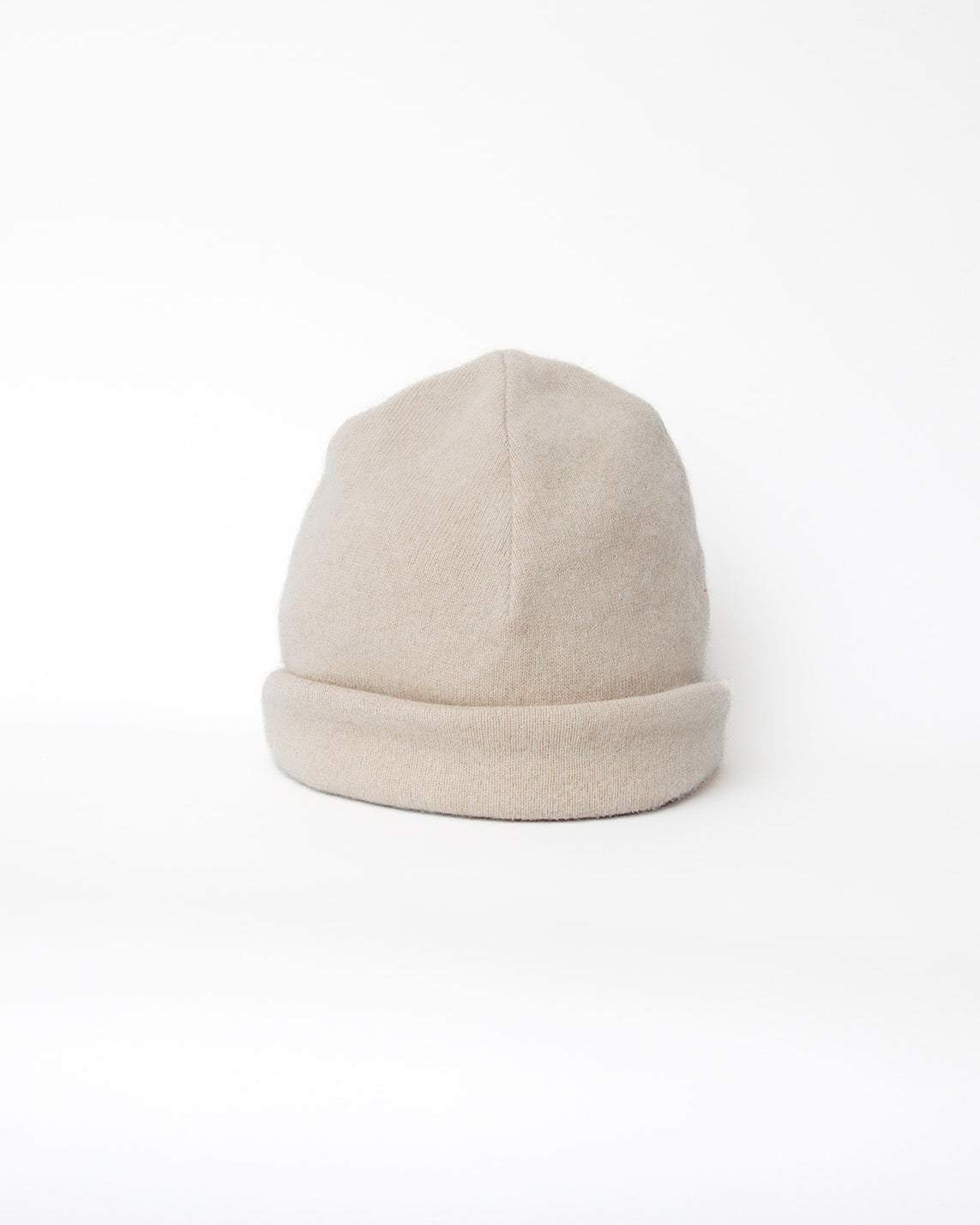 Recycled cashmere beanie hat