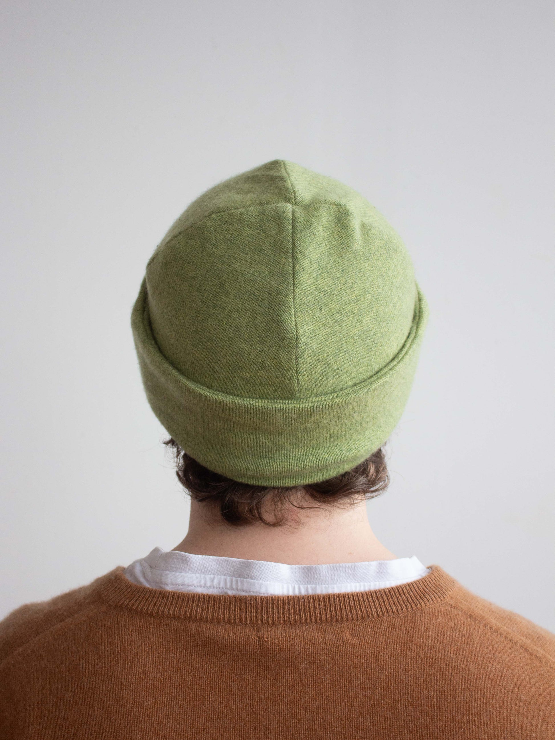 Recycled cashmere beanie hat