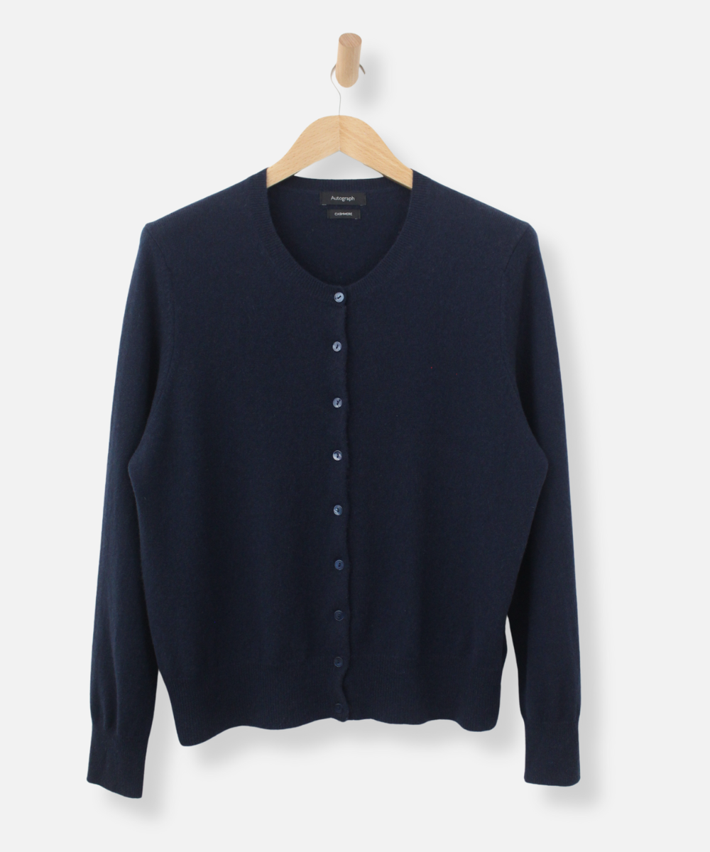 Secondhand cashmere cardigan