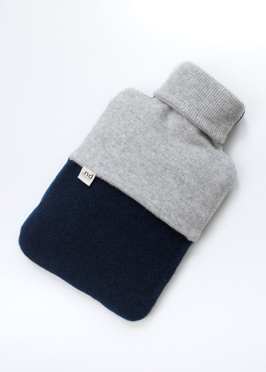 Recycled cashmere hot water bottle cover