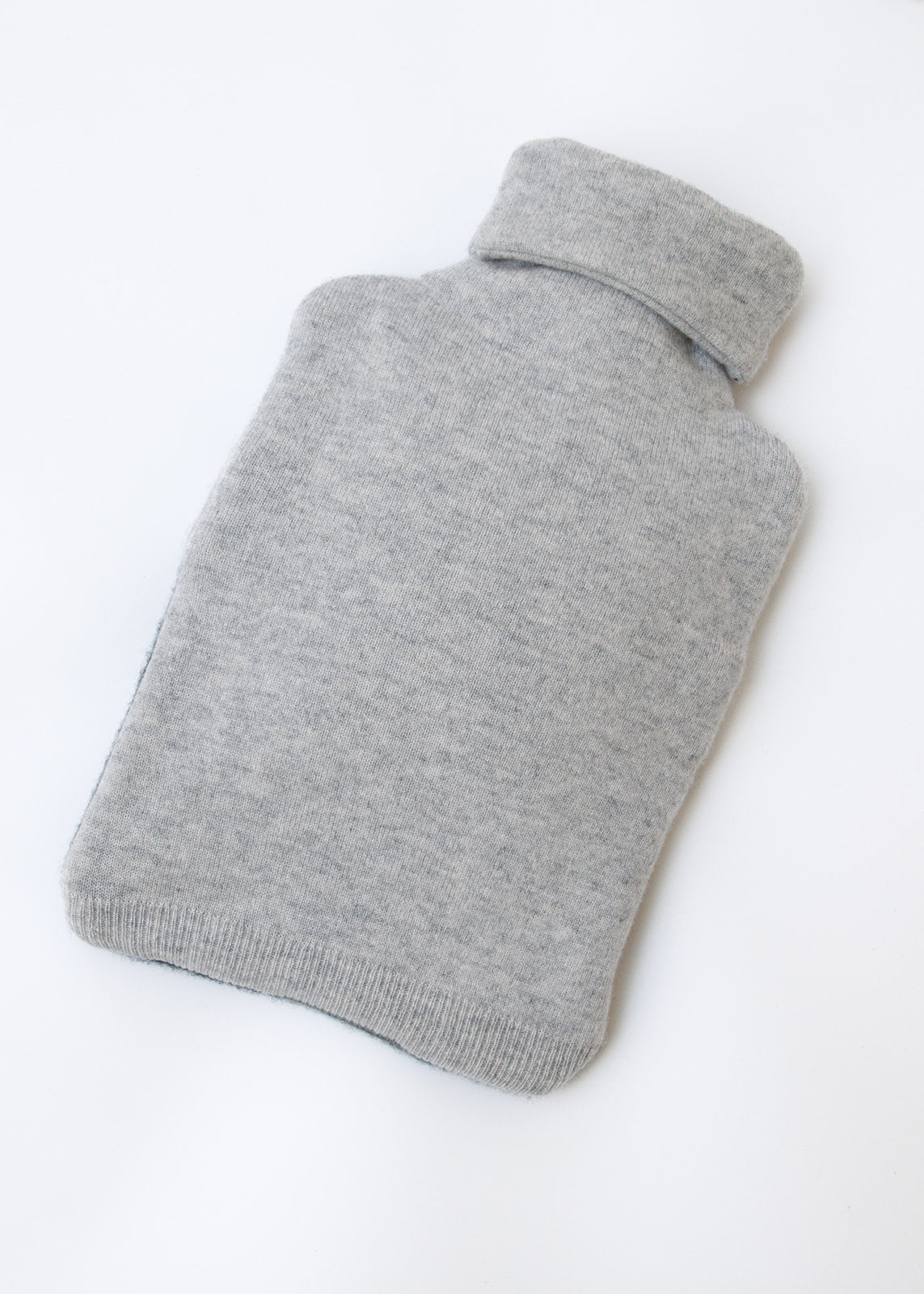 Recycled cashmere hot water bottle cover
