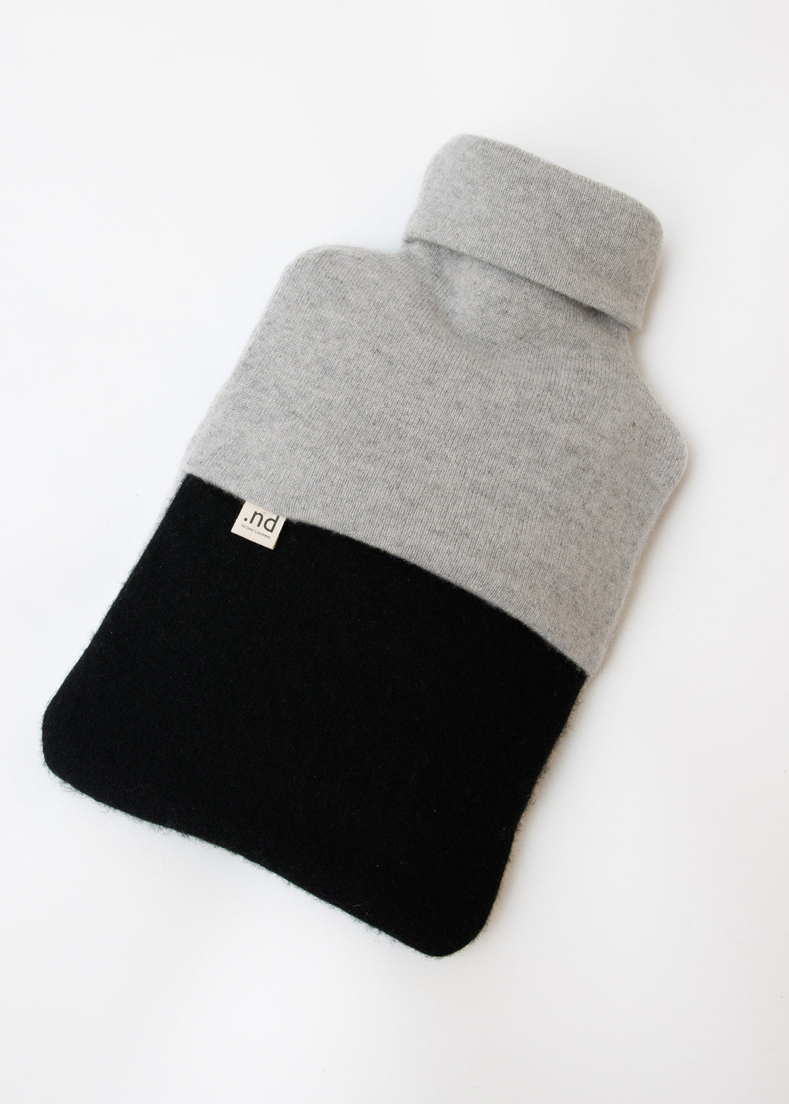Recycled cashmere hot water bottle cover