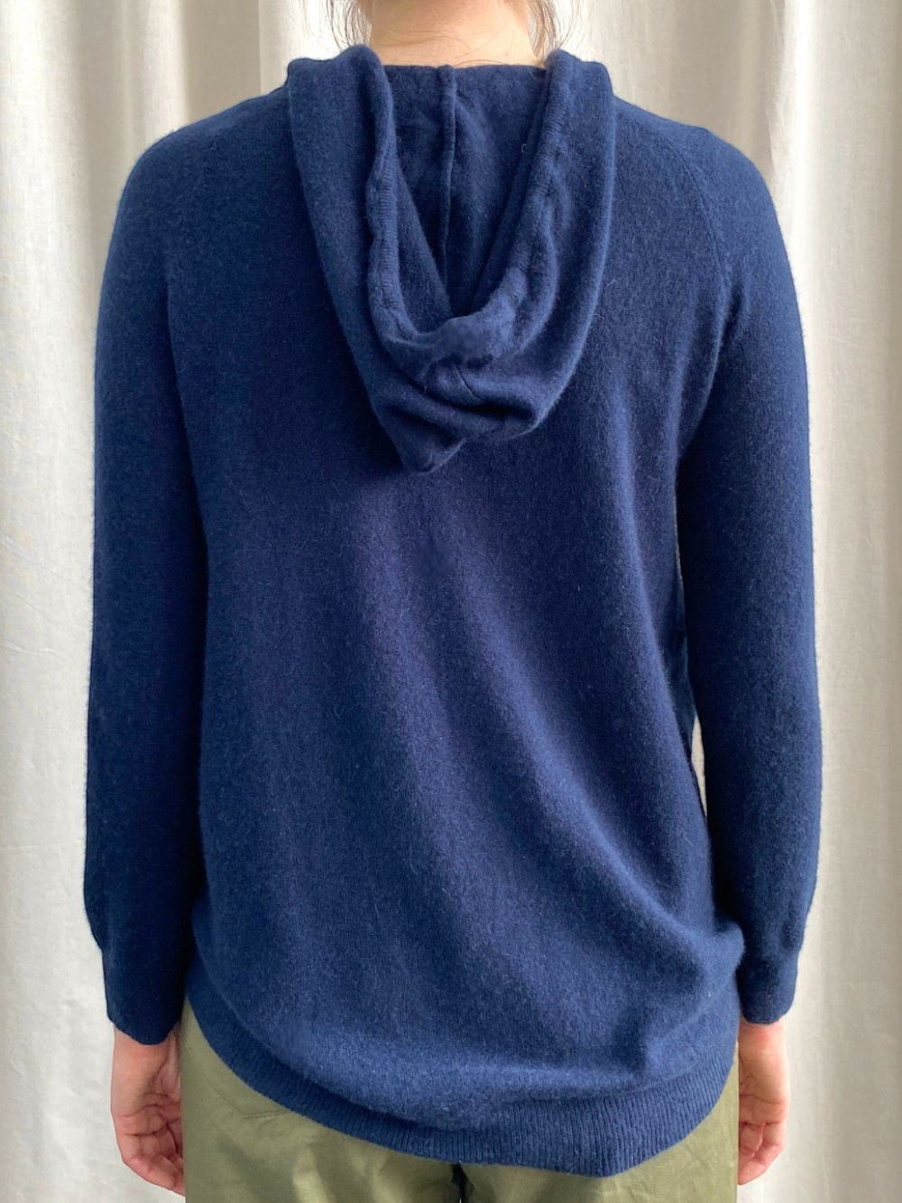 Navy Cashmere Hoodie by Autograph