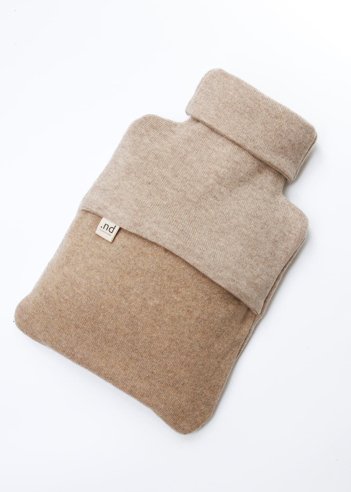 Recycled cashmere hot water bottle cover
