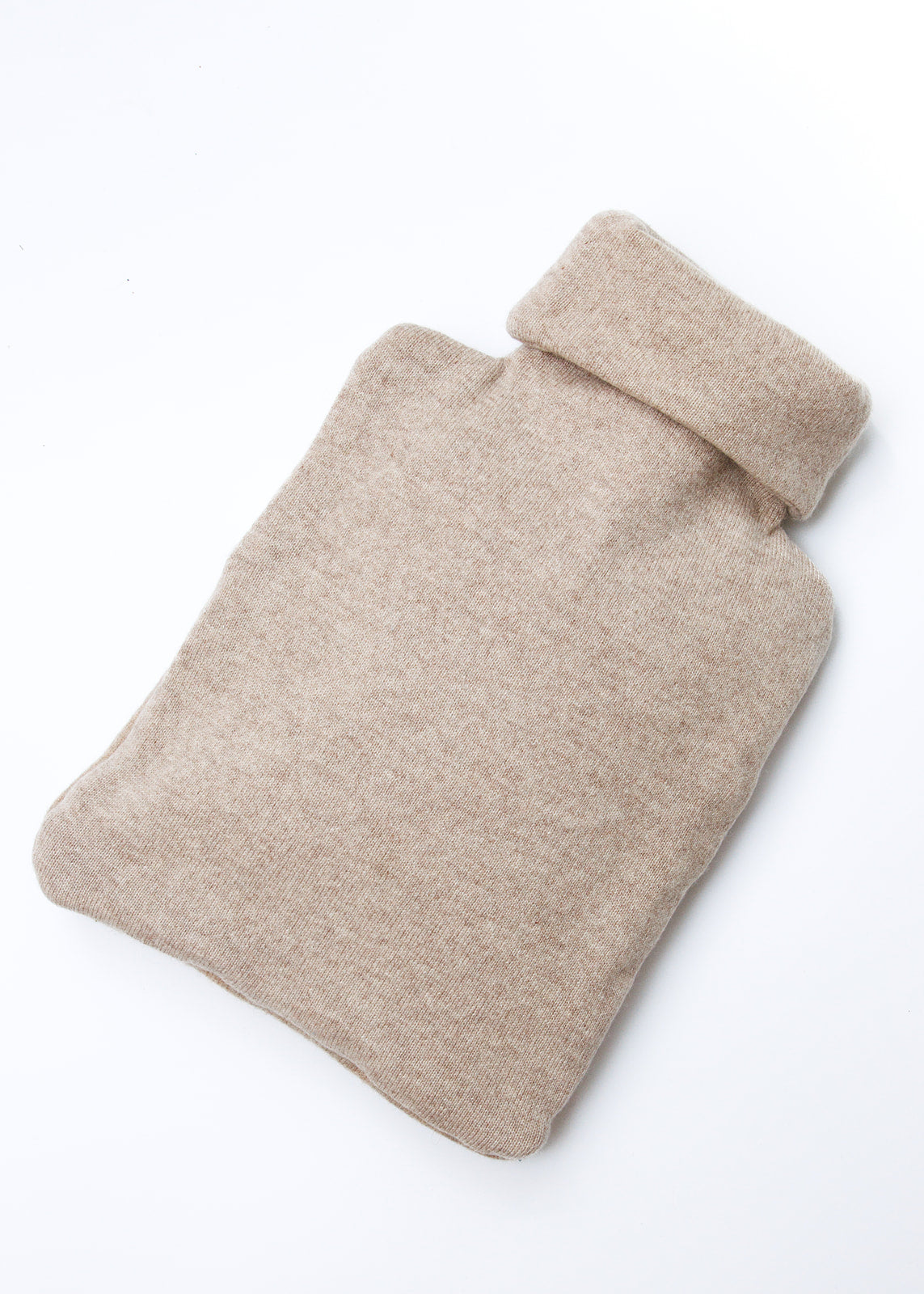 Recycled cashmere hot water bottle cover