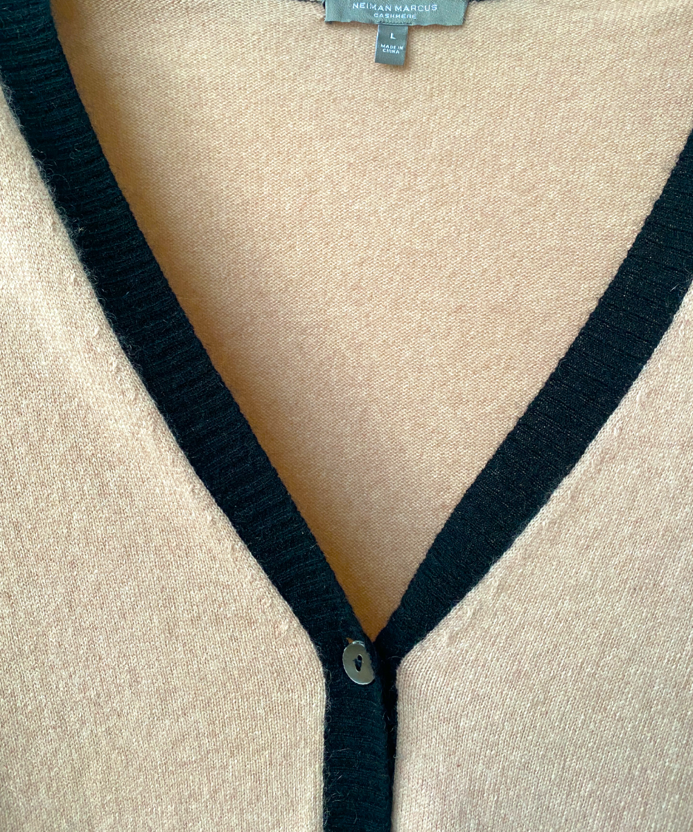 Secondhand cashmere cardigan