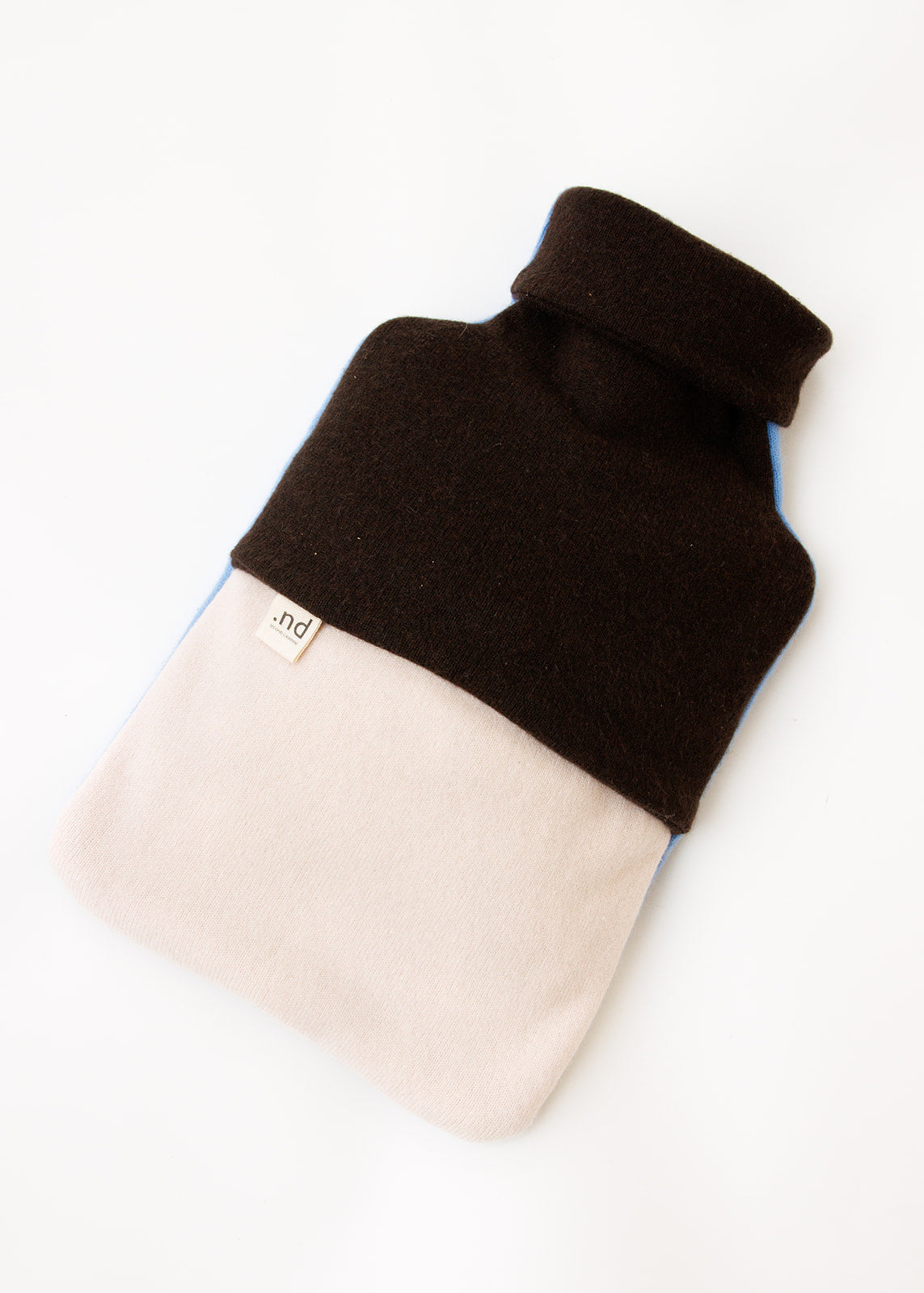 Recycled cashmere hot water bottle cover