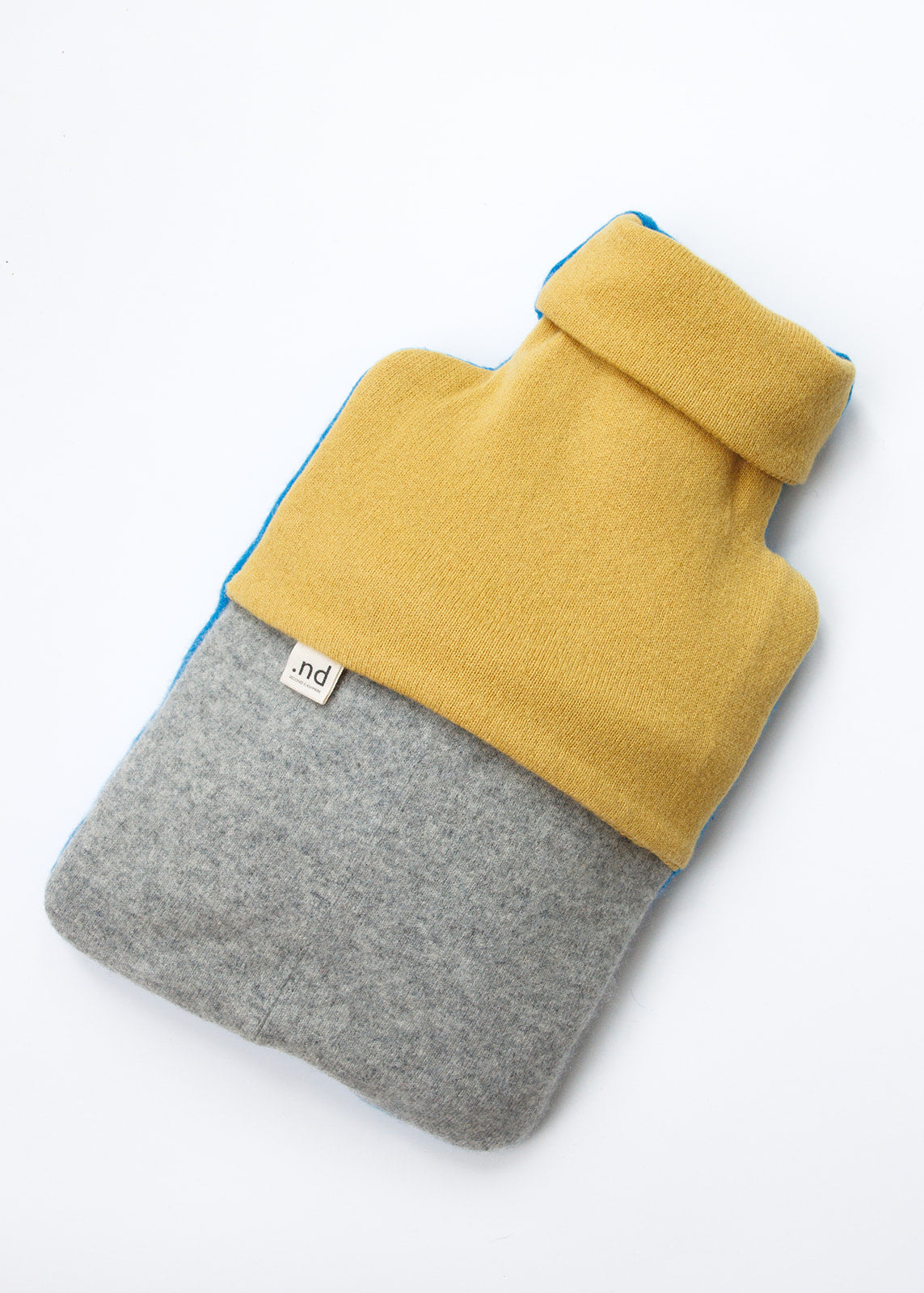 Recycled cashmere hot water bottle cover