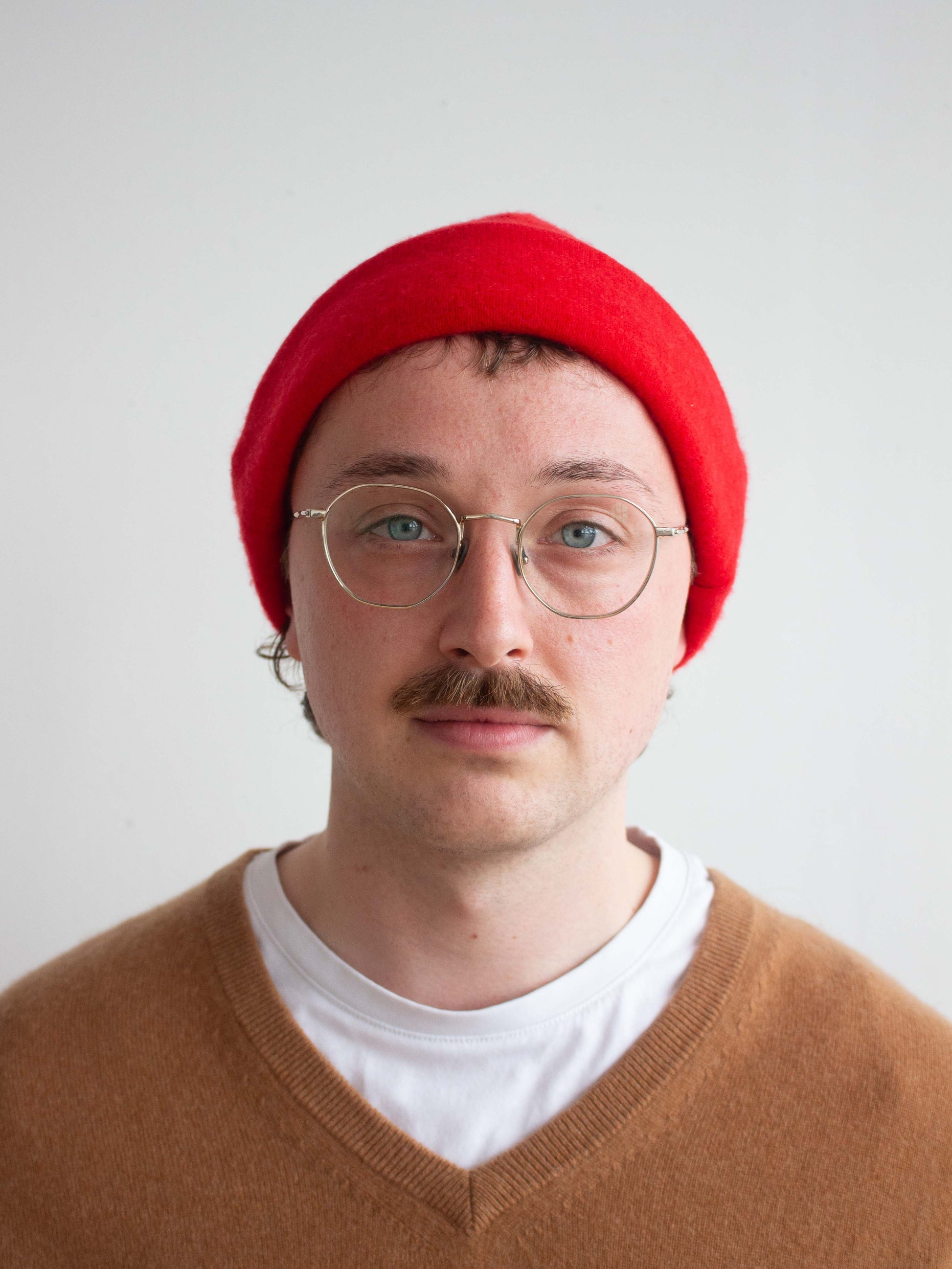 Recycled cashmere beanie hat