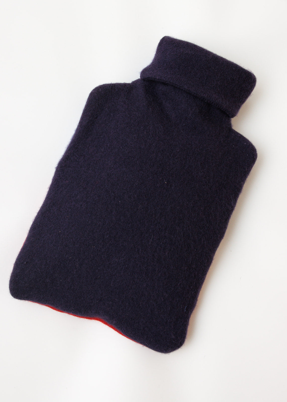 Recycled cashmere hot water bottle cover