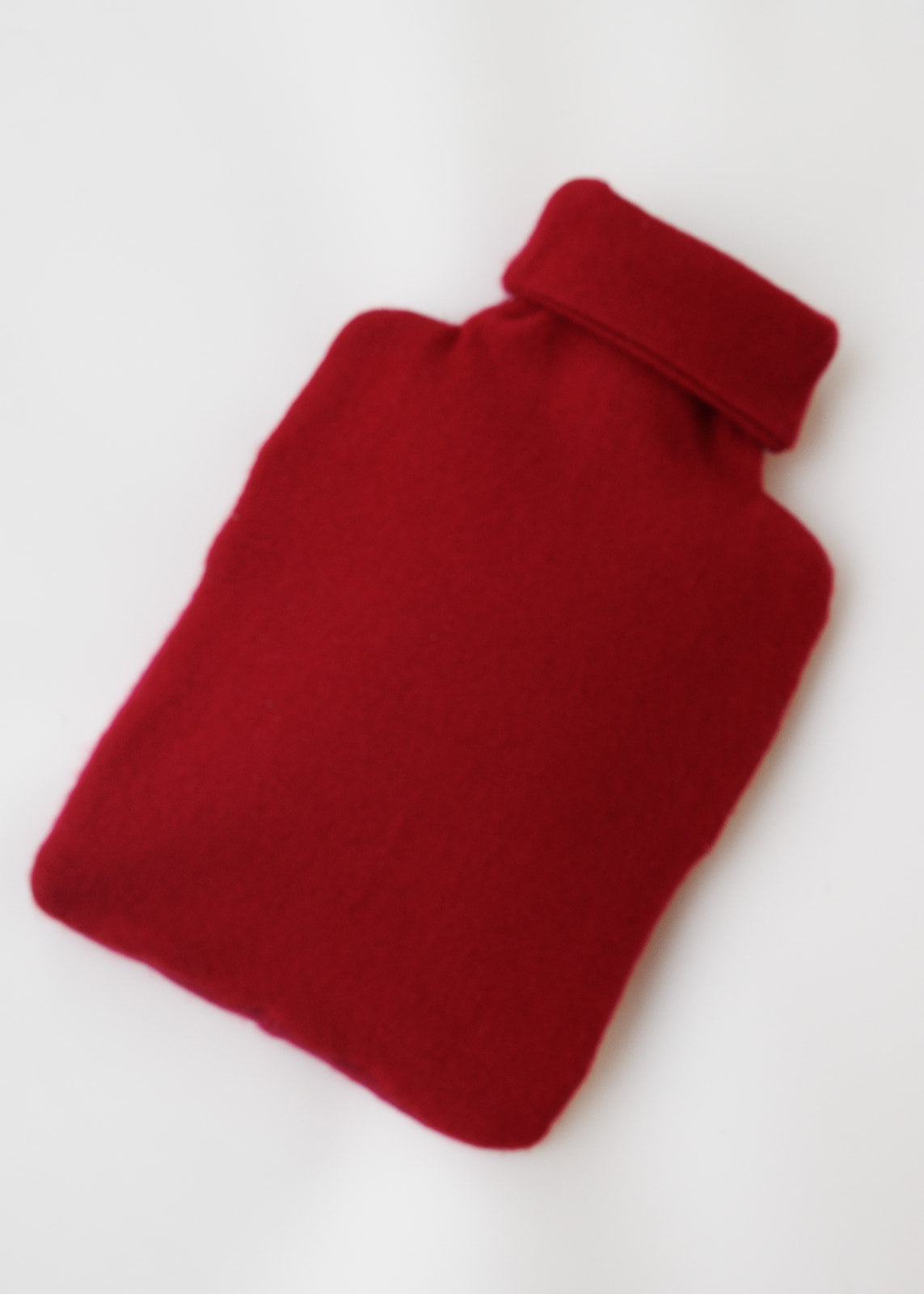 Recycled cashmere hot water bottle cover
