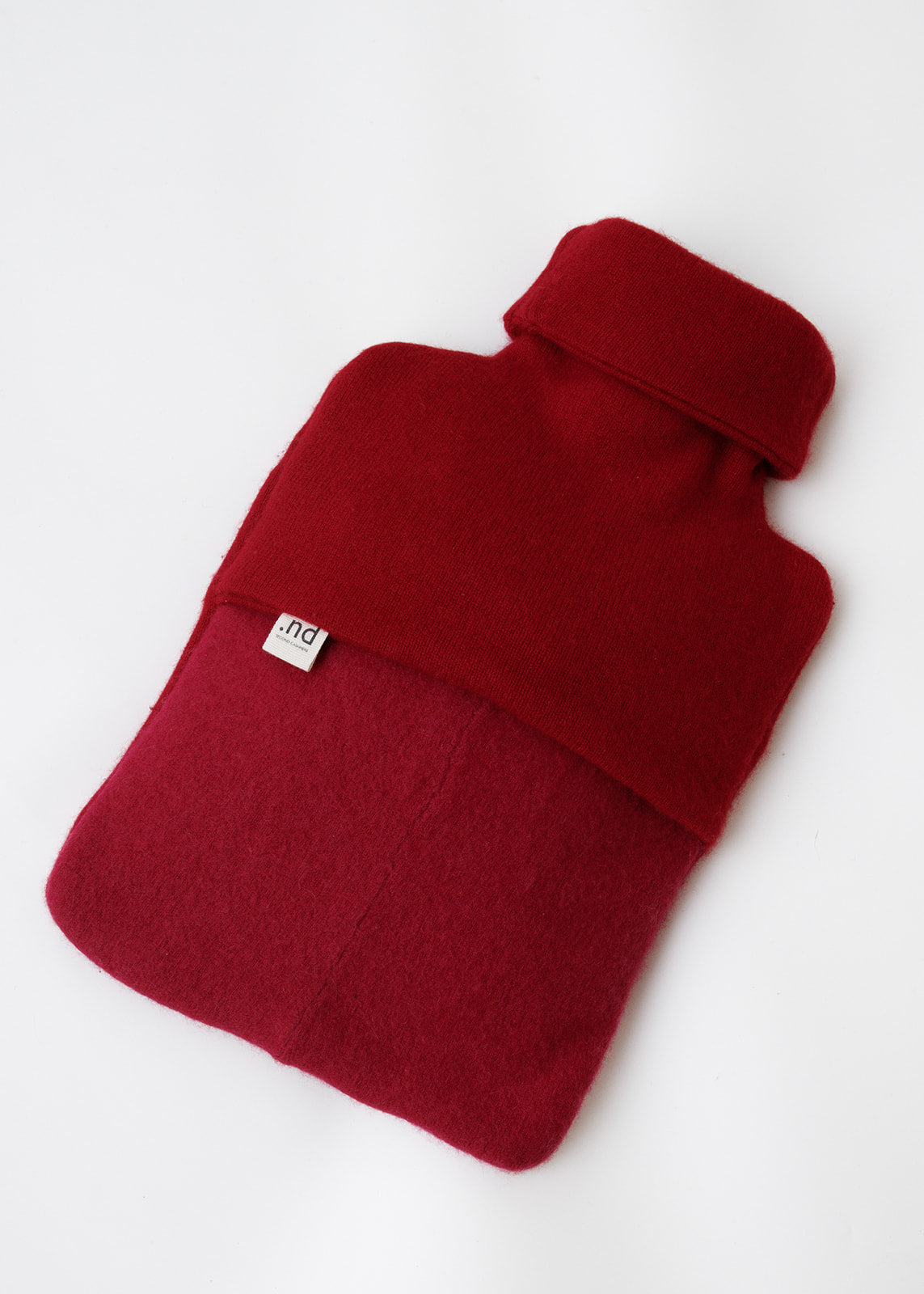 Recycled cashmere hot water bottle cover