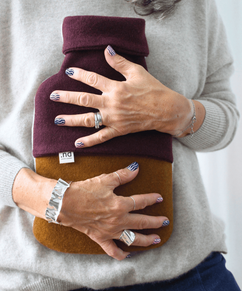 Recycled Cashmere Hot Water Bottle Cover