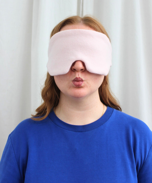 Reclaimed cashmere sleep mask