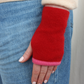 Reclaimed cashmere hand warmers