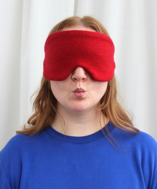 Reclaimed cashmere sleep mask