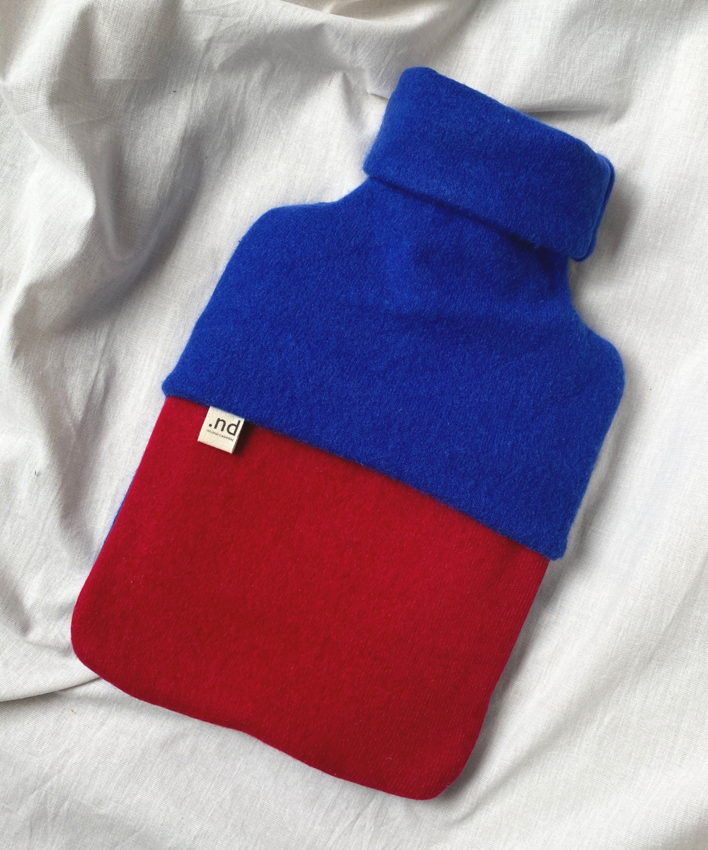 reclaimed cashmere hot water bottle cover