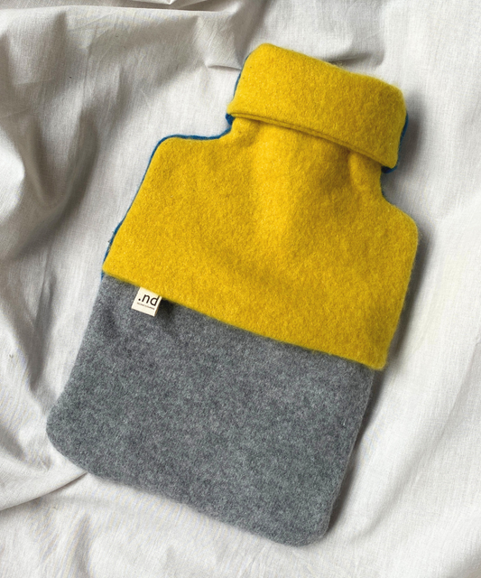 reclaimed cashmere hot water bottle cover