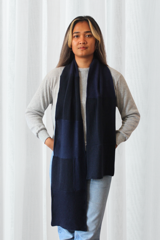 Reclaimed cashmere scarf