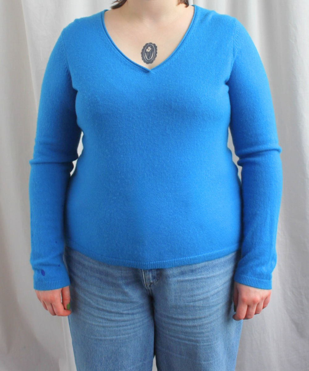 Secondhand cashmere jumper