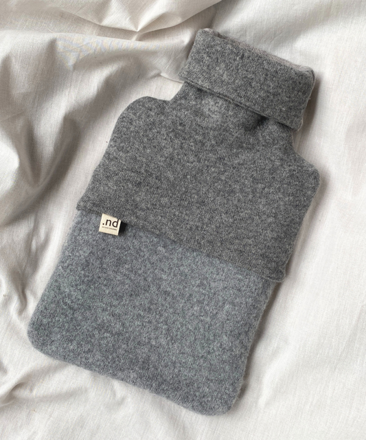 reclaimed cashmere hot water bottle cover