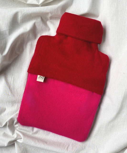 reclaimed cashmere hot water bottle cover