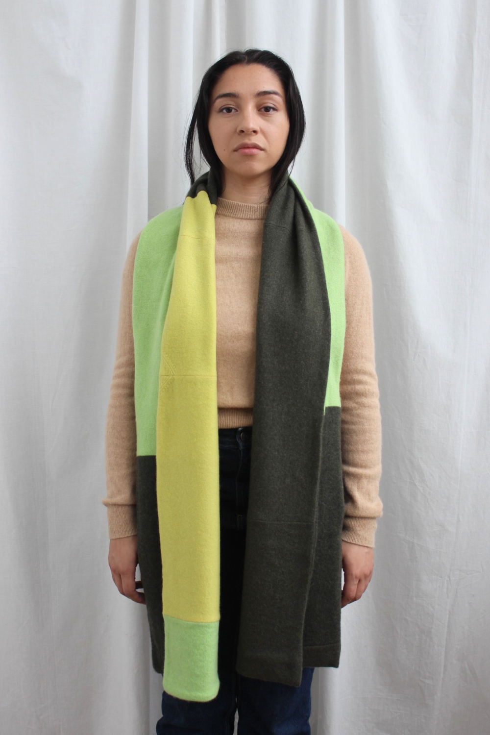 Reclaimed cashmere scarf