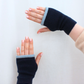 Recycled cashmere hand warmers