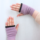 Reclaimed cashmere hand warmers