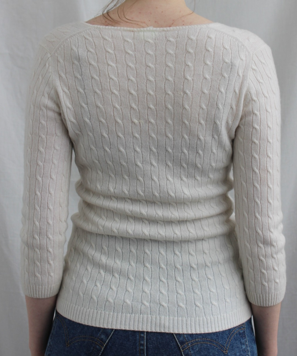 Secondhand cashmere jumper