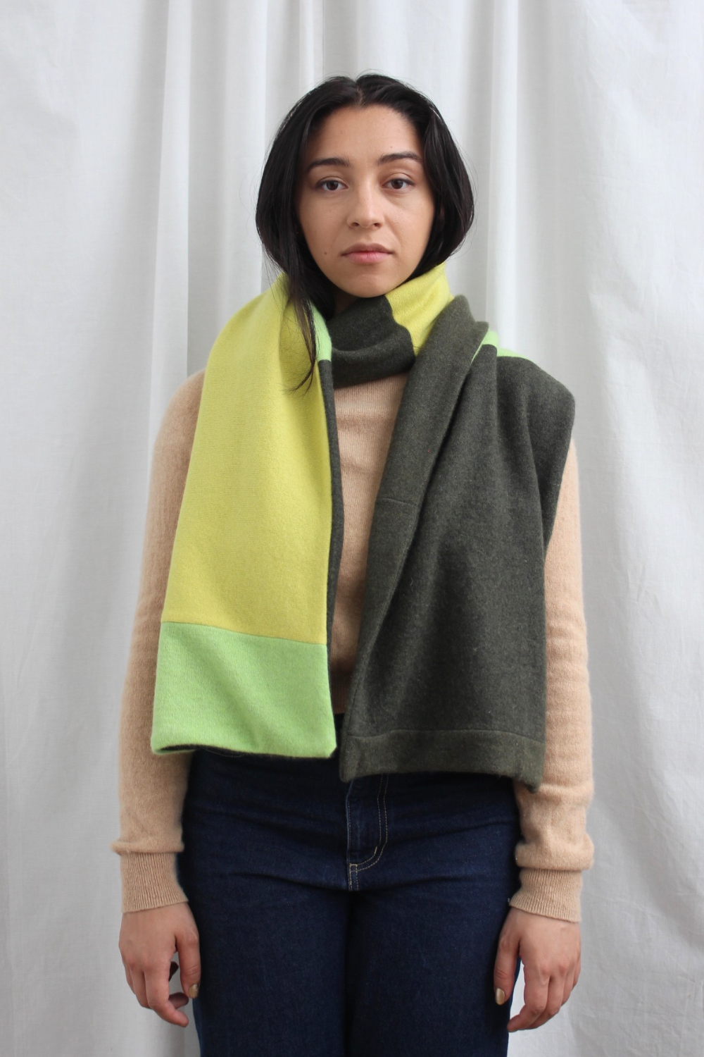 Reclaimed cashmere scarf