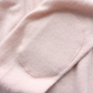Pink cashmere elbow patch