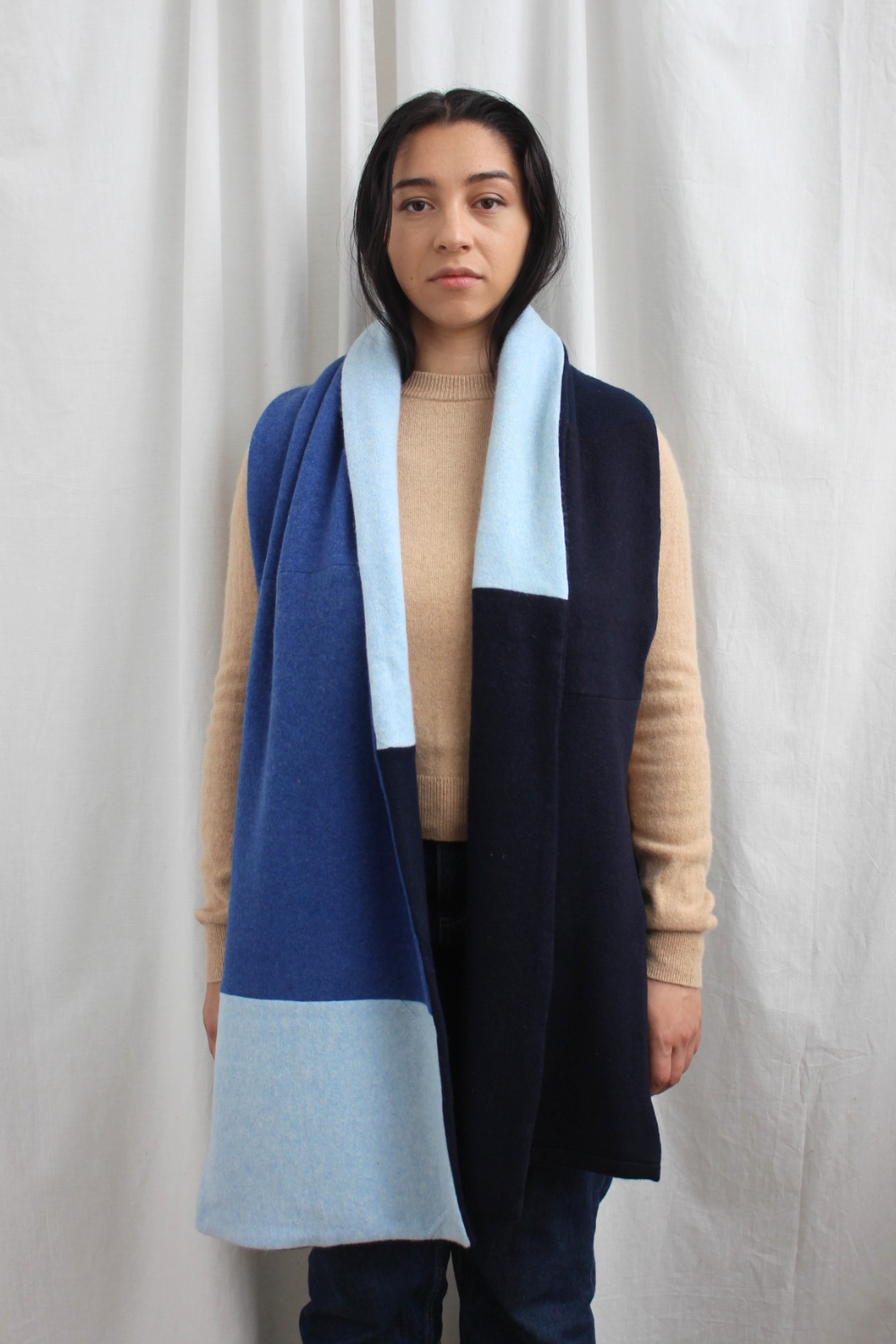 Reclaimed cashmere scarf