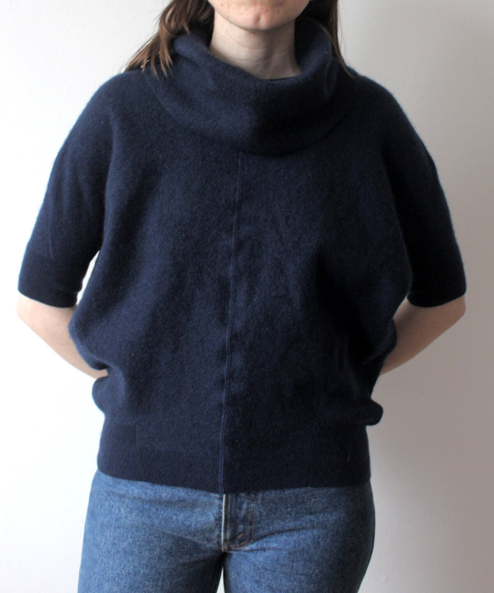Secondhand cashmere poncho