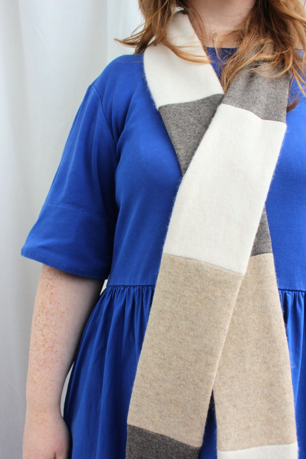 Reclaimed cashmere scarf