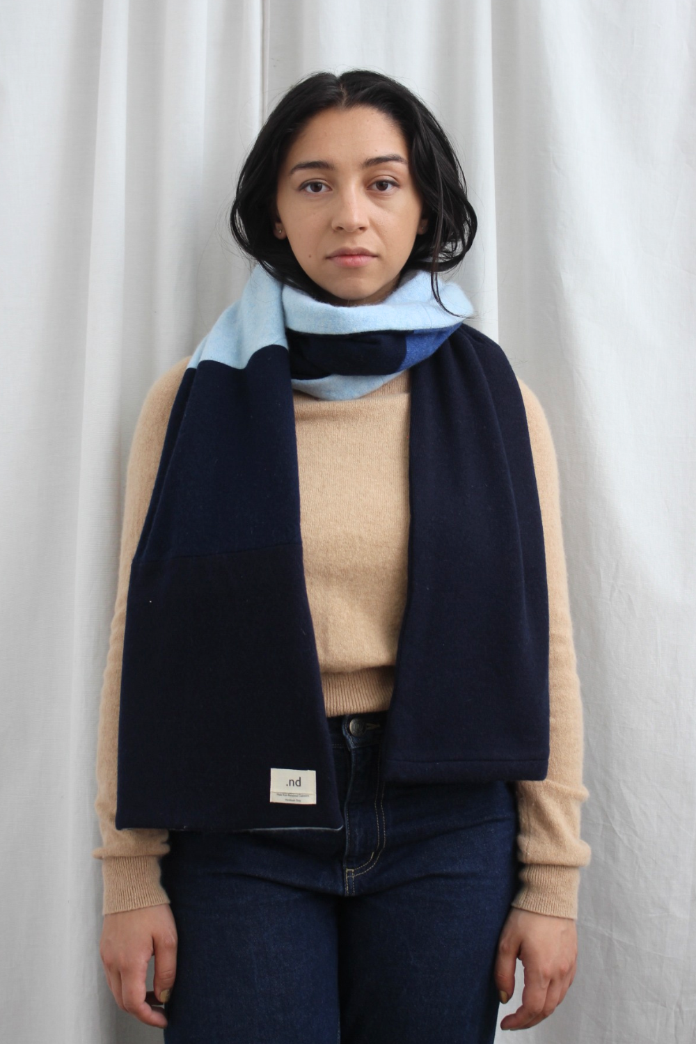 Reclaimed cashmere scarf