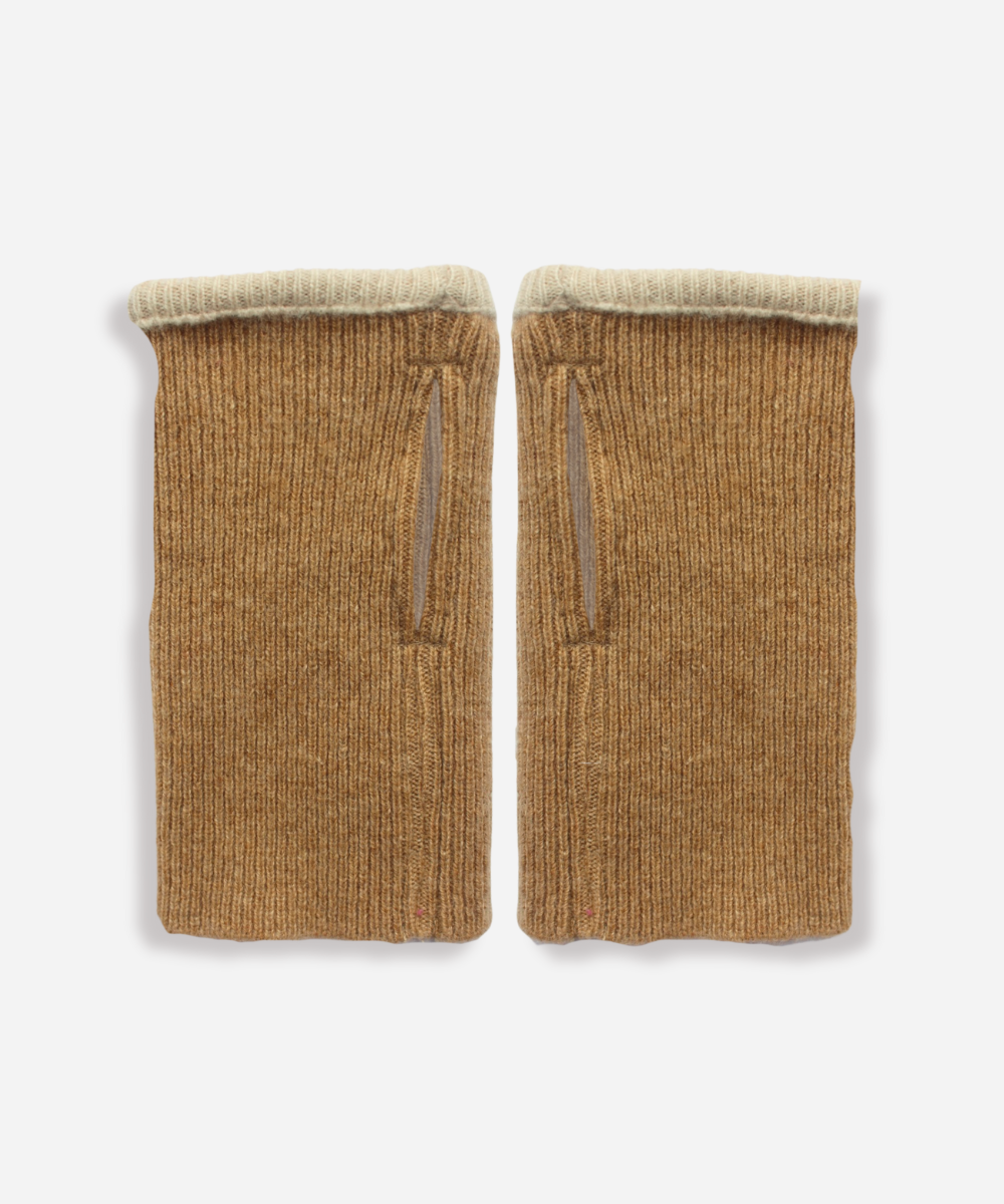 Reclaimed cashmere hand warmers